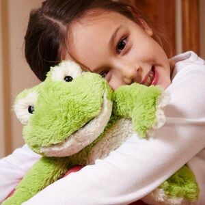 WARMIES Frog Warmies in Green and White - Full Size